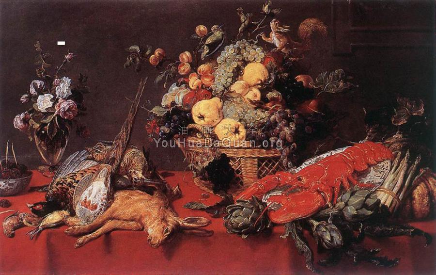 Still Life With A Basket Of Fruit - 弗朗斯·斯奈德斯
